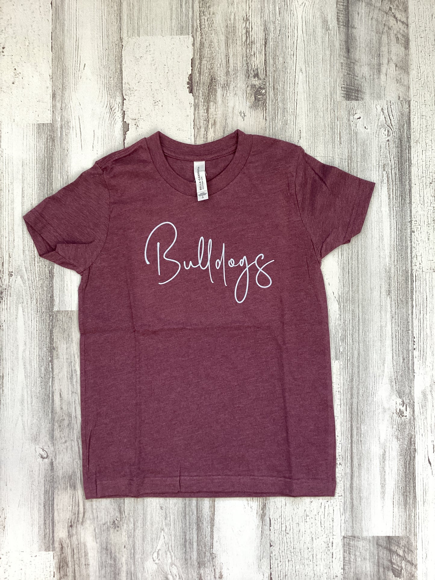 BULLDOGS SCRIPT TEE