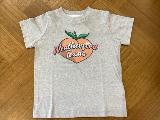 Weathford Texas peach tee