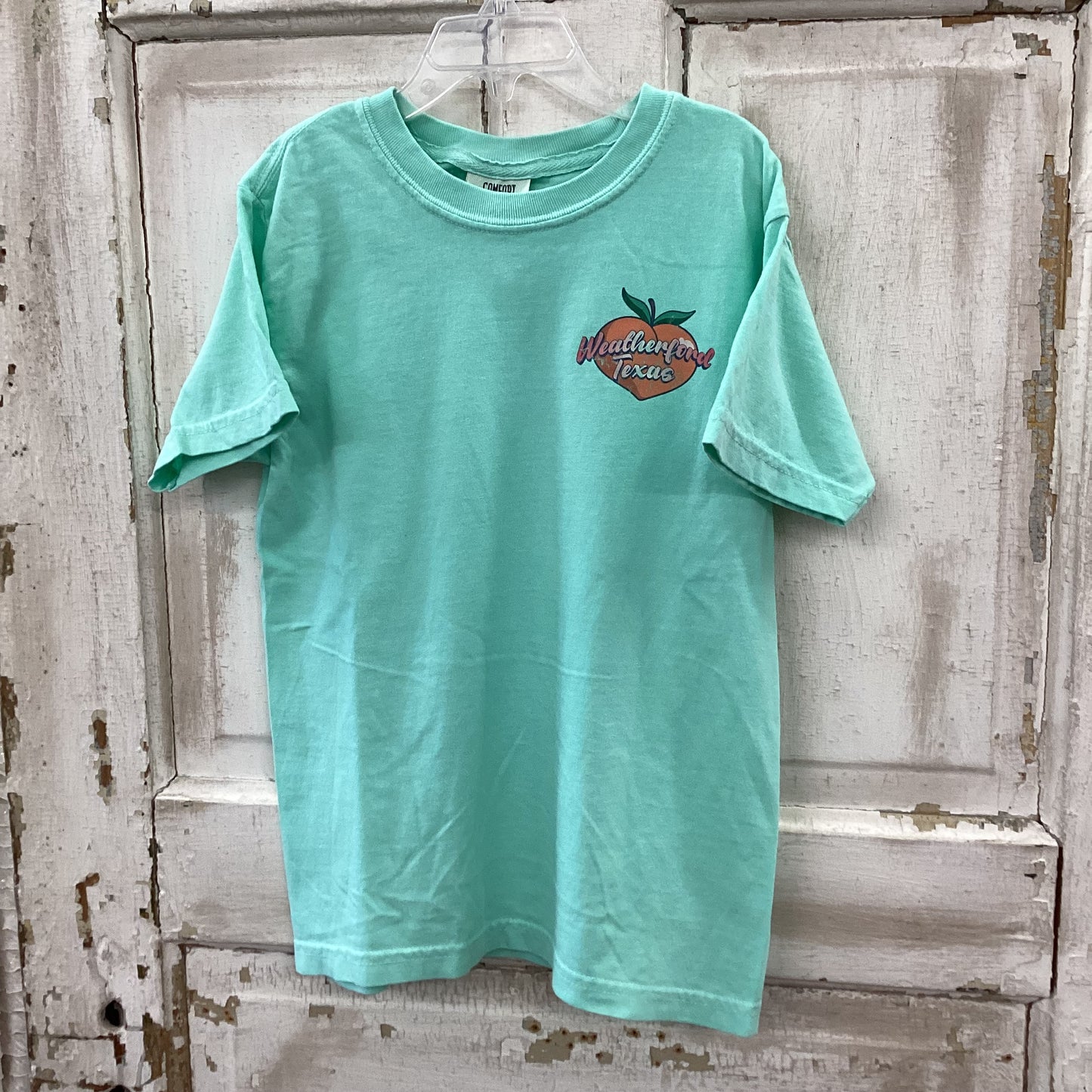 Turquoise Weatherford Peach Festival tee