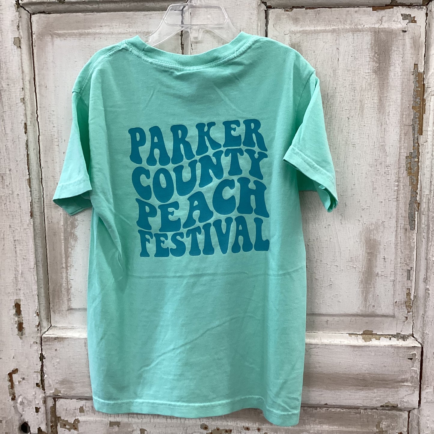 Turquoise Weatherford Peach Festival tee