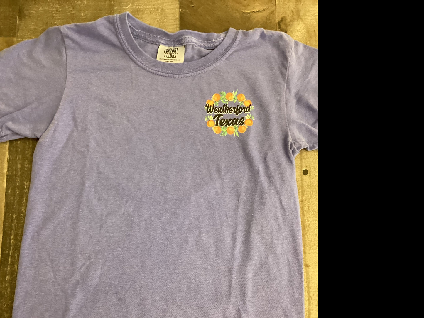 Gray Weatherford Texas peaches tee