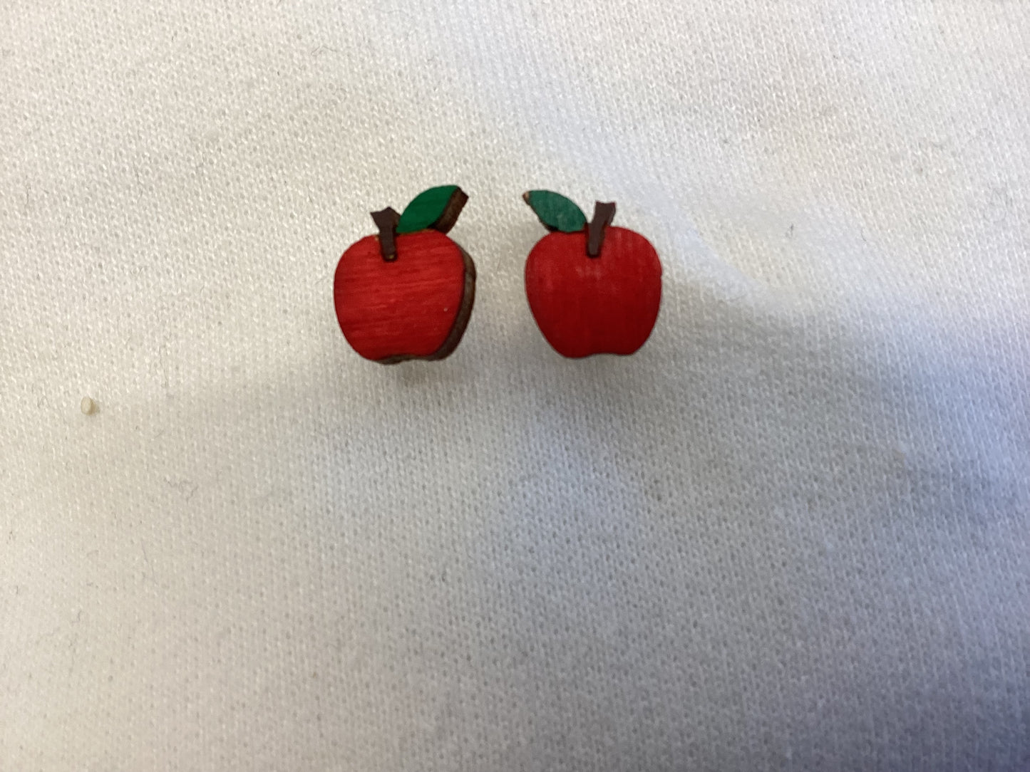 Apple stud earring