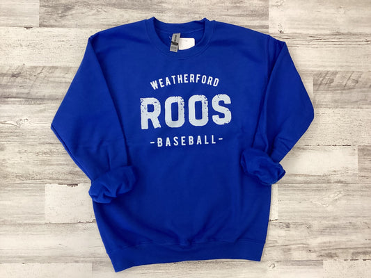 Weatherford Roos Baseball Crewneck