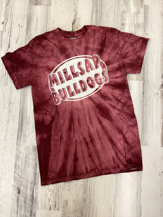 Millsap Bulldogs Tie Dye Tee