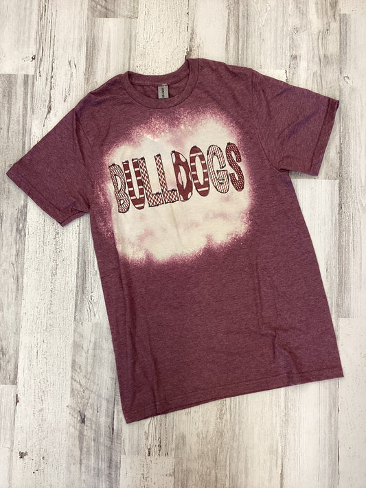 Bulldogs Bleached Tee