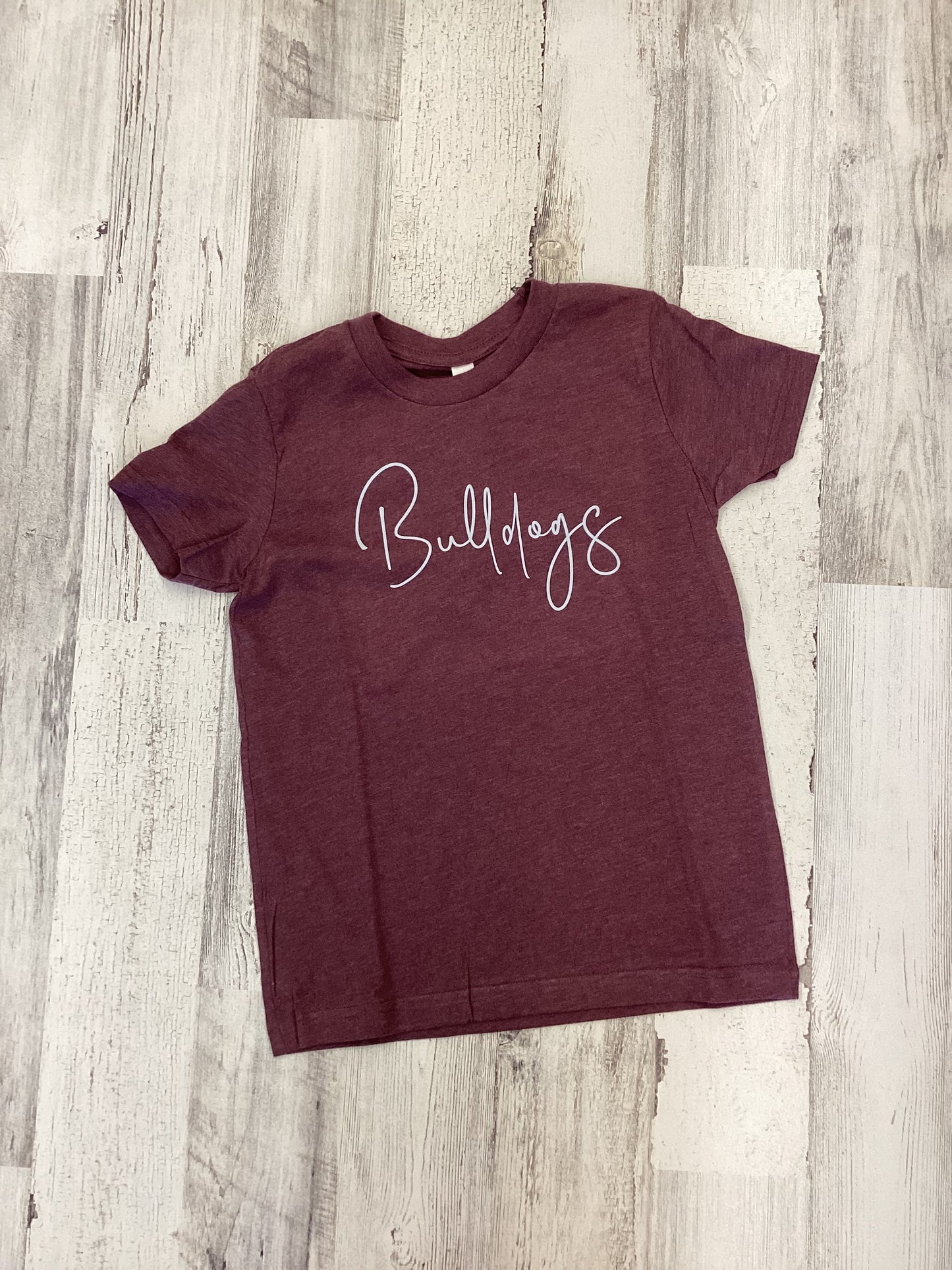 Bulldogs Cursive Tee