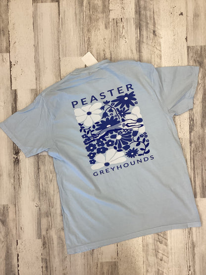 Peaster Greyhound flower Tee