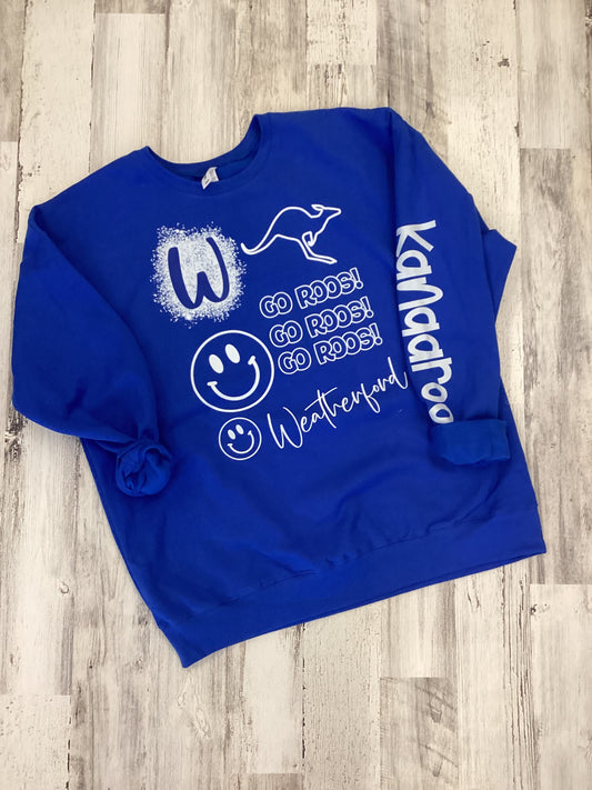 Go Roos Weatherford Kangaroos crew neck